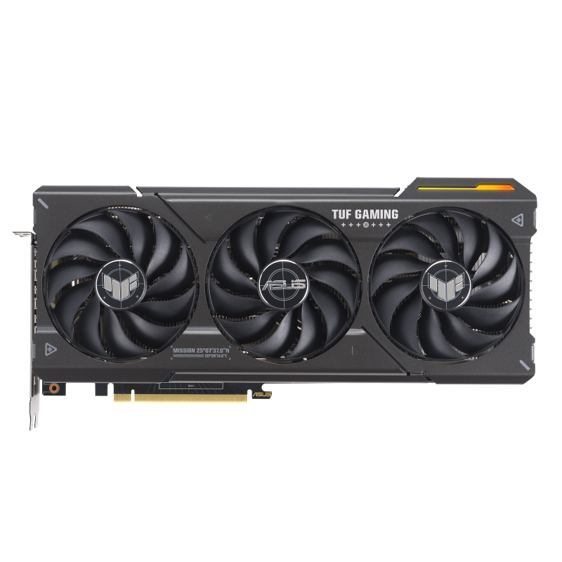 TUF Gaming  GeForce RTX 4070 graphics card, front view
