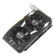 ASUS Dual GeForce RTX 3050 6G 45 degree top-down view with focus on top side