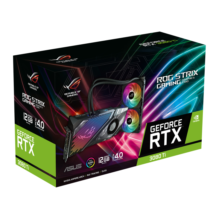 ROG-STRIX-LC-RTX3080TI-12G-GAMING graphics card packaging