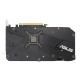 Rear view of the ASUS Dual Radeon RX 6650 XT V2 OC Edition graphics card