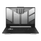 2022 TUF Gaming A15 Front view of the TUF dash f15, with the TUF logo on screen and the keyboard