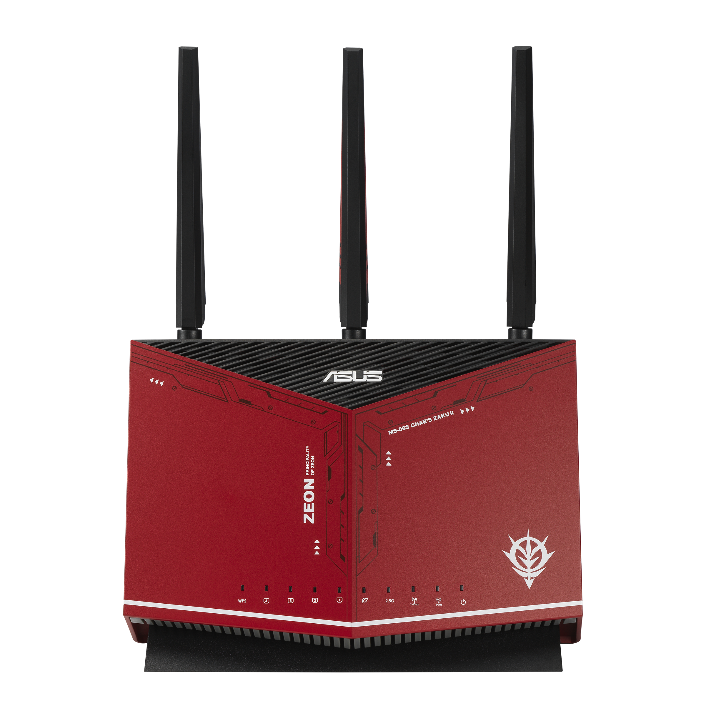 ASUS 無線ルーター RT-AX86U ZAKU II EDITION 赤-