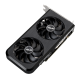Dual GeForce RTX 3070 SI Edition graphics card, front angled view 