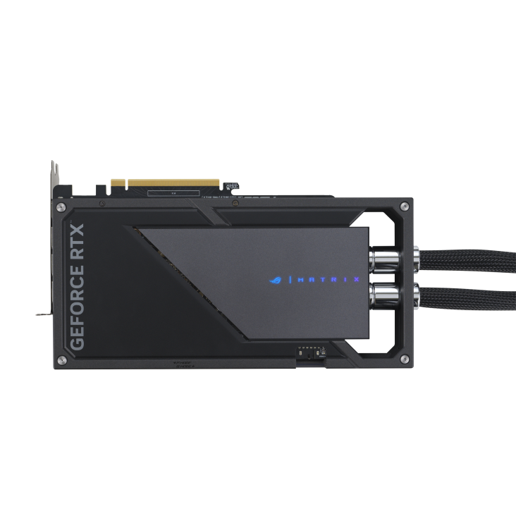 ROG Matrix GeForce RTX 4090 graphics card rear view