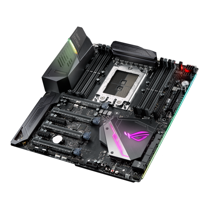 ROG Zenith Extreme top and angled view from right