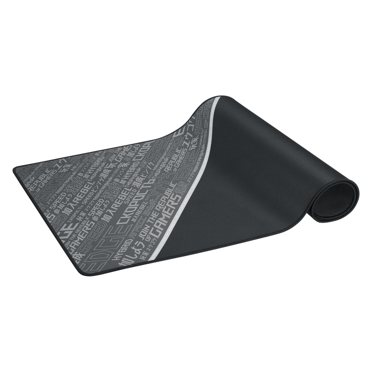 ROG Sheath BLK LTD right side of the mouse pad rolled in