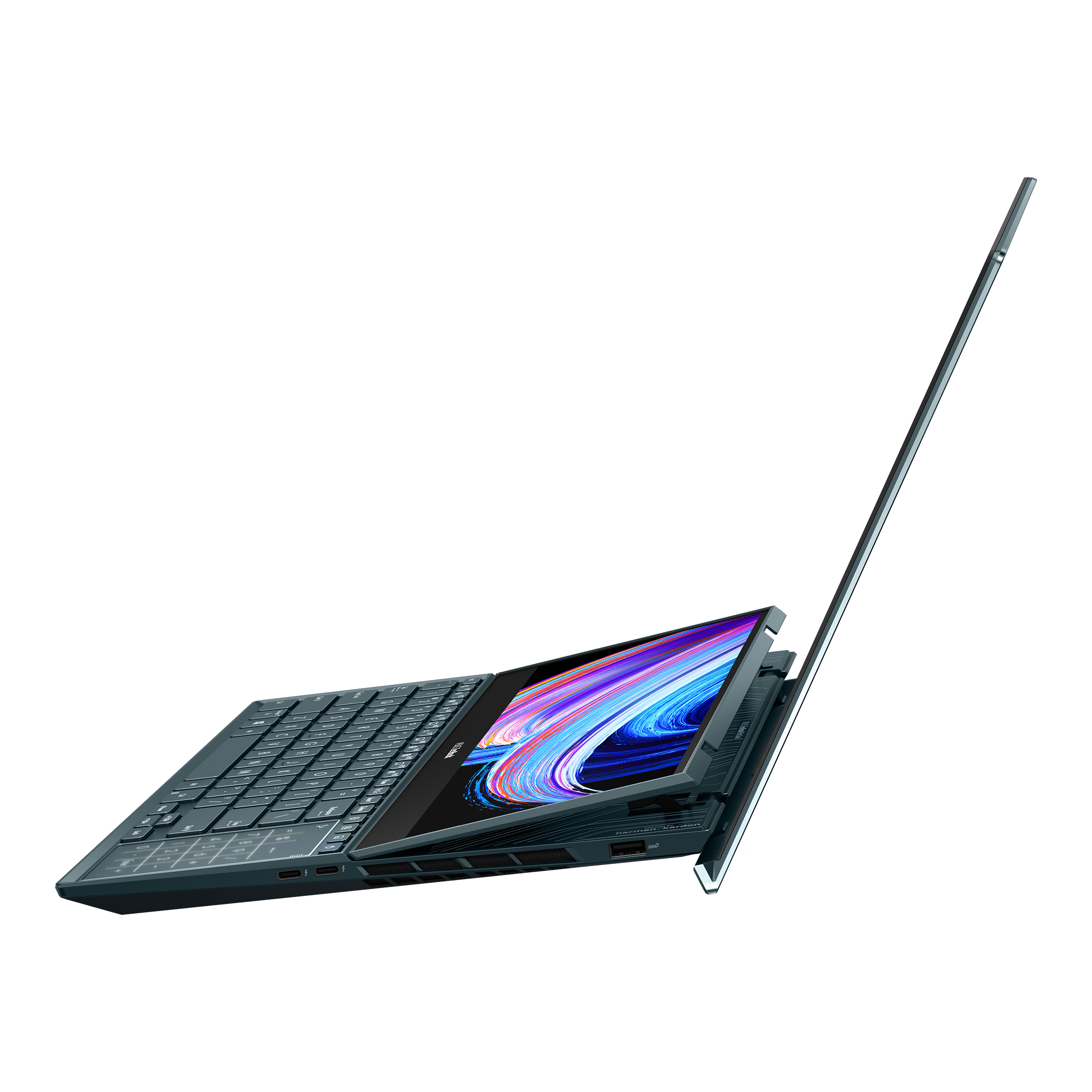 PC portable Asus Zenbook Pro Duo 15 OLED UX582ZM-H2030X - Intel Core i7 -  12700H / jusqu'à 4.7 GHz - Win 11 Pro - GF RTX 3060 - 32 Go RAM - 1 To  SSD NVMe