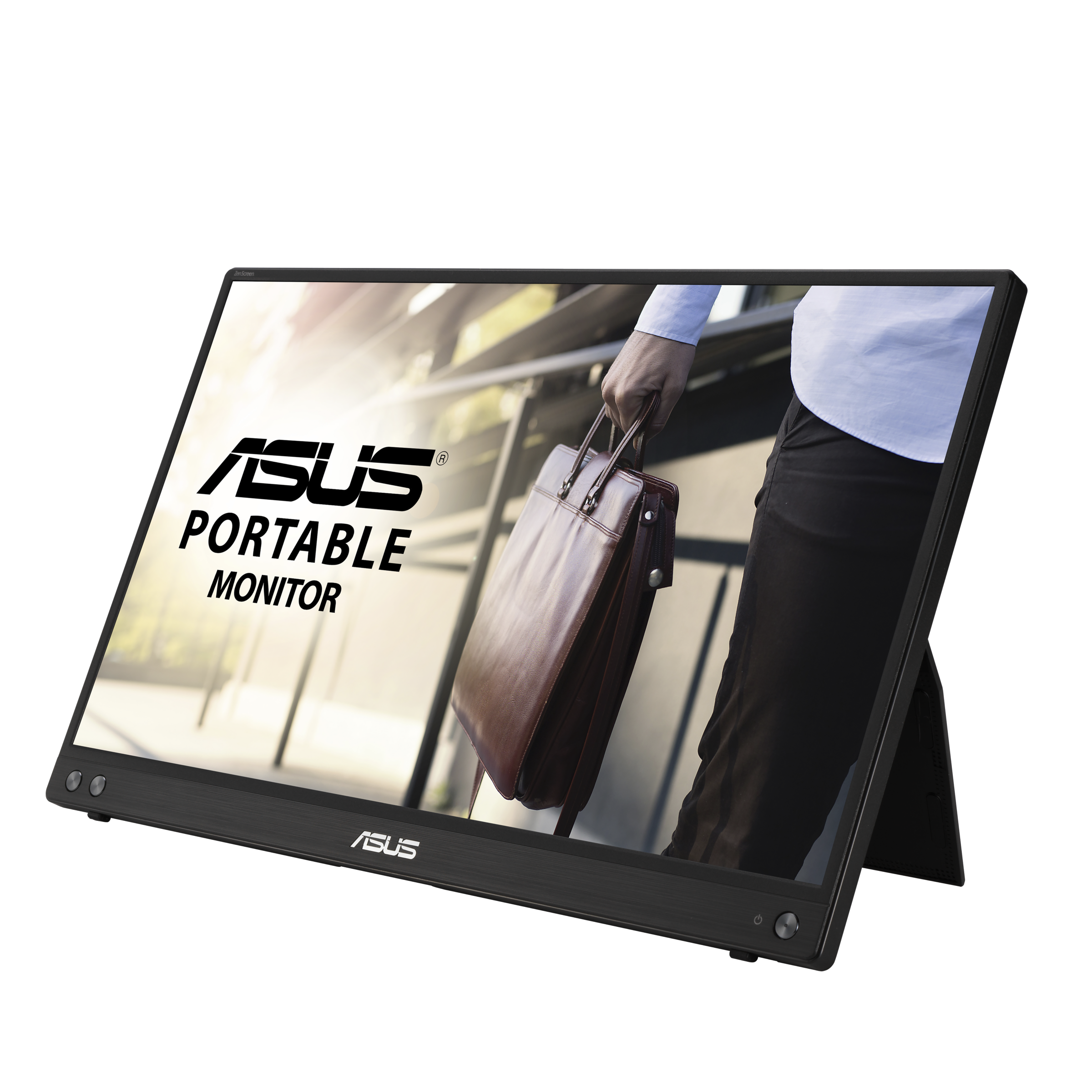 ASUS MB16AC 15.6 Full HD (1920 x 1080) 60Hz Portable Monitor; USB Type-C;  Flicker-Free - Micro Center