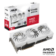TUF Gaming AMD Radeon RX 7800 XT White OC Edition packaging and graphics card with AMD logo