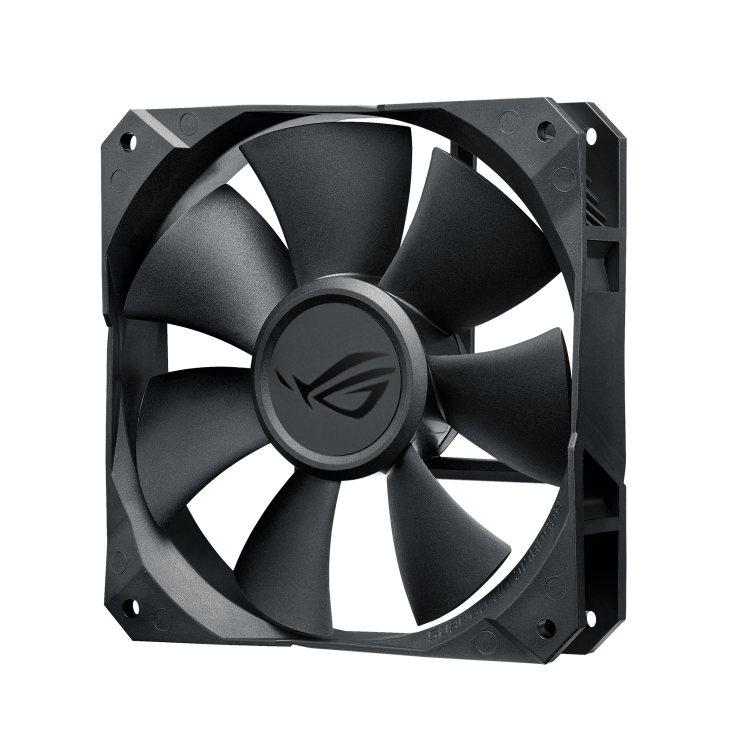 ROG STRIX LC 240 fan front view, 45 degrees