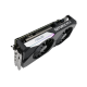 Dual GeForce RTX 3060 Ti V2 OC Edition graphics card, angled top down view, showcasing the heatsink