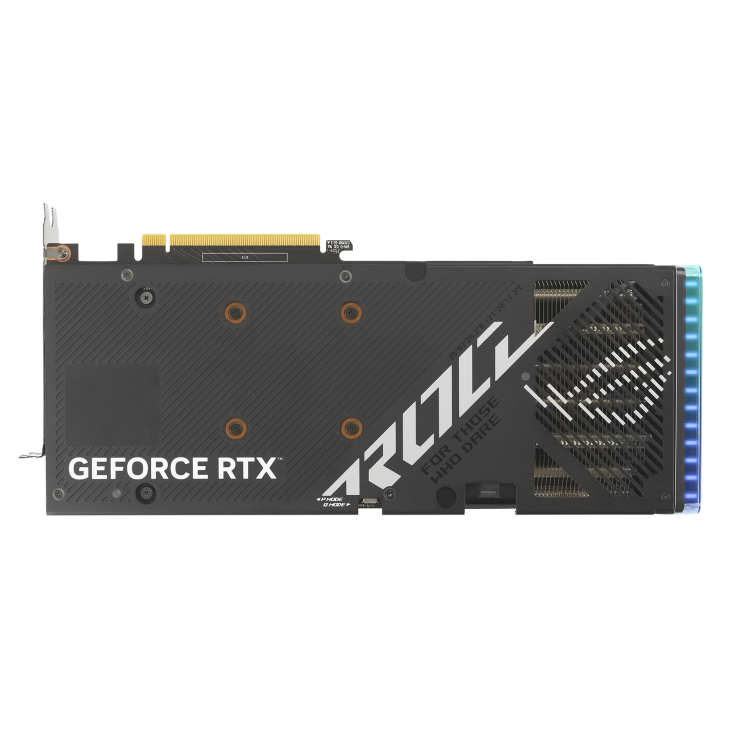 ROG STRIX GeForce RTX 4060 rear view