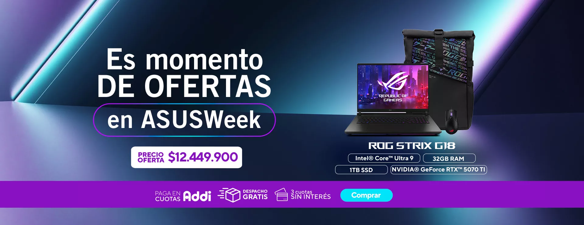ASUS Week ROG - ROG STRIX G18 - Colombia