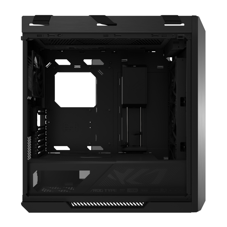 ROG Strix Helios II Black left side view without side panel