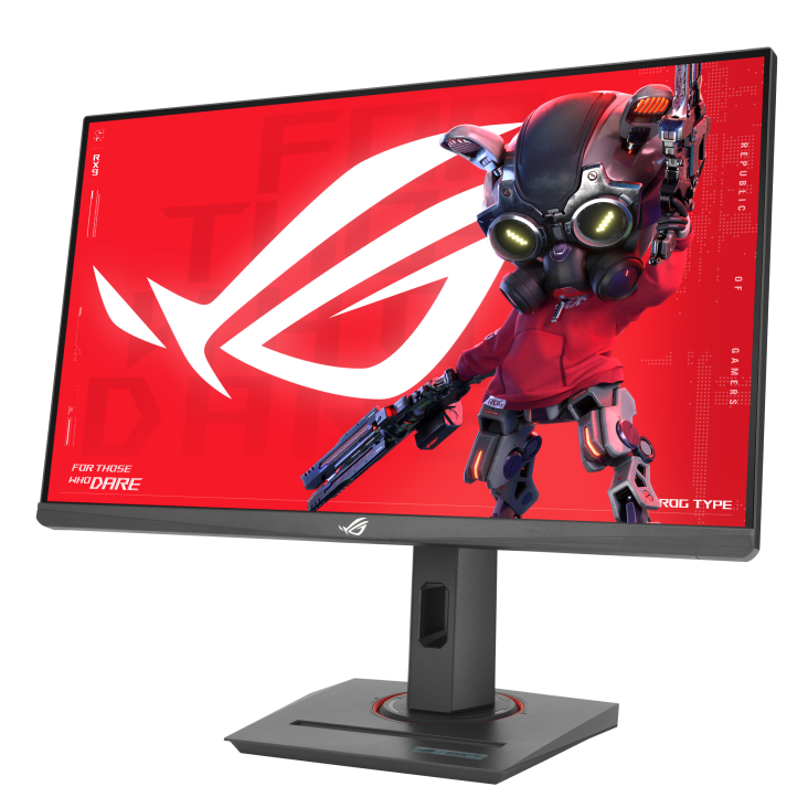 ROG Strix XG259QNG front view, to the left