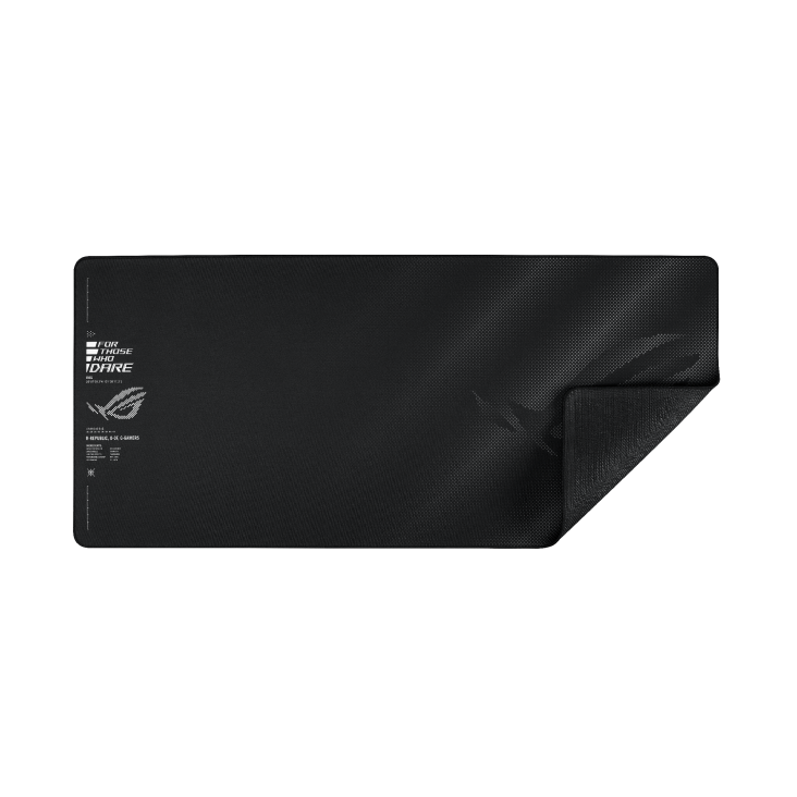 ROG Sheath II XXL – with the bottom right corner flipped to show the pad’s rubber bottom