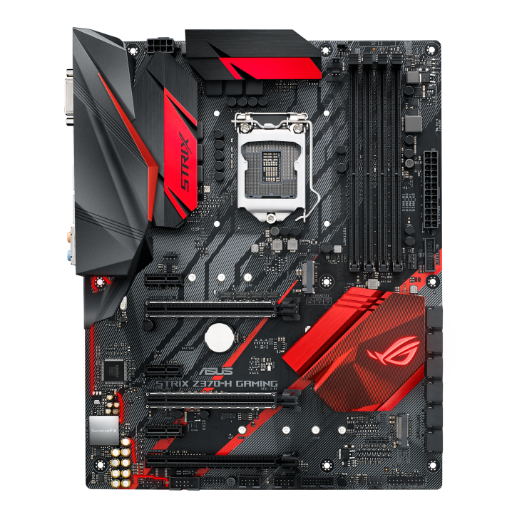 ROG STRIX Z370-H GAMING front view