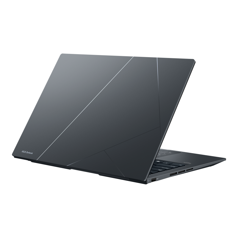 Zenbook 14X OLED (Q410) open from the back