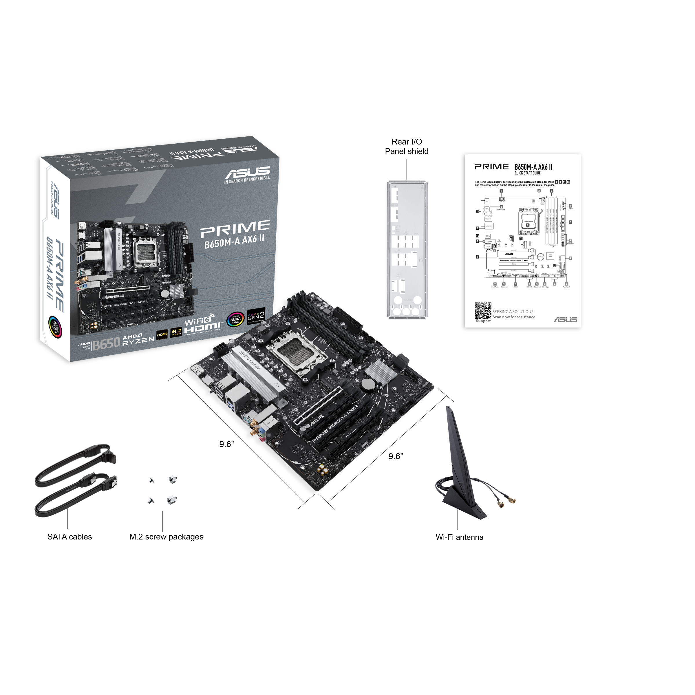 ASUS PRIME B650M-A II　動作未確認 ASUS PRIME B650M-A II 動作未確認