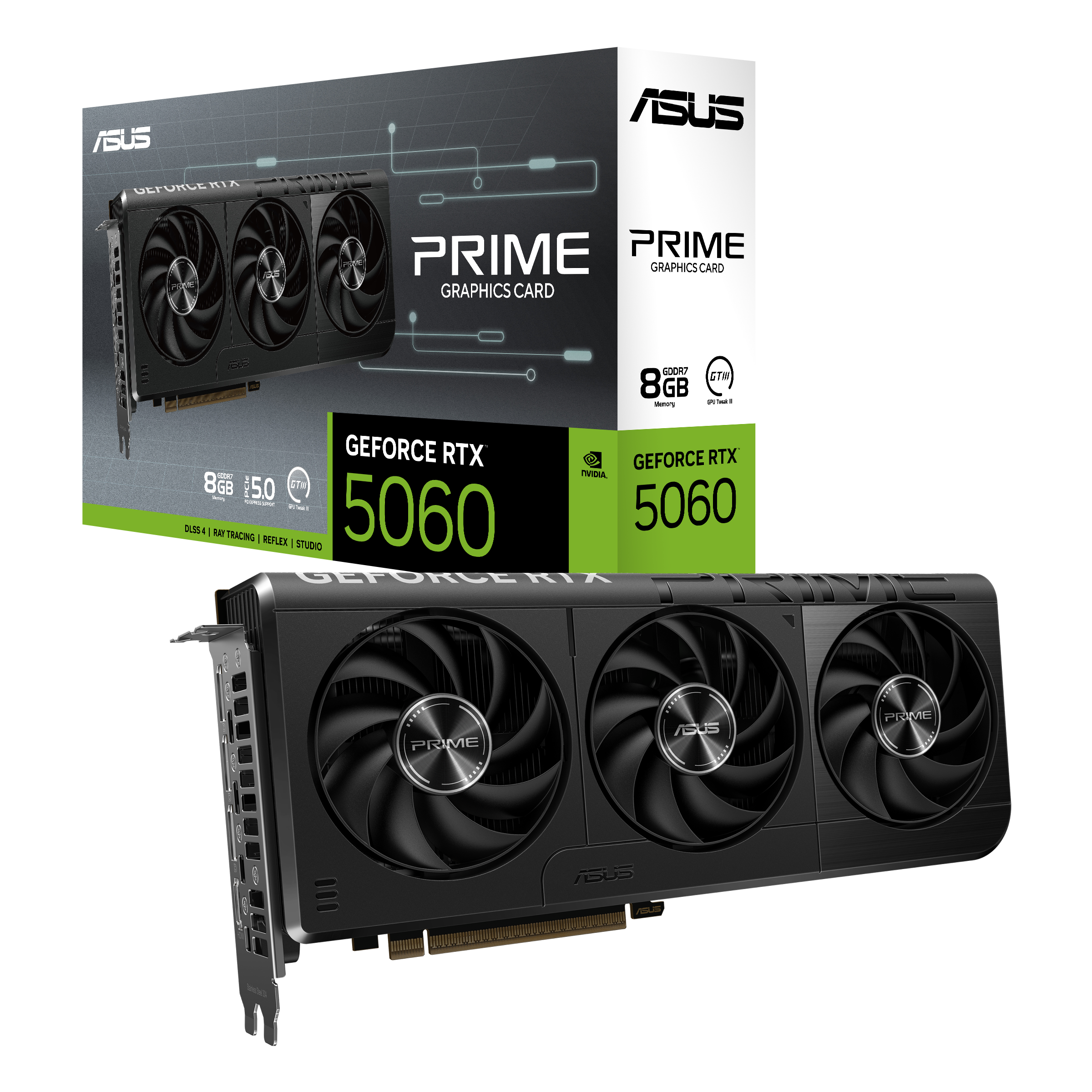 【ほぼ新品】ASUS Prime GeForce RTX 5060 8GB ASUS Prime GeForce RTX™ 5060 8GB GDDR7