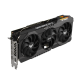 TUF Gaming GeForce RTX 3080 V2 OC edition graphics card, hero shot from the front