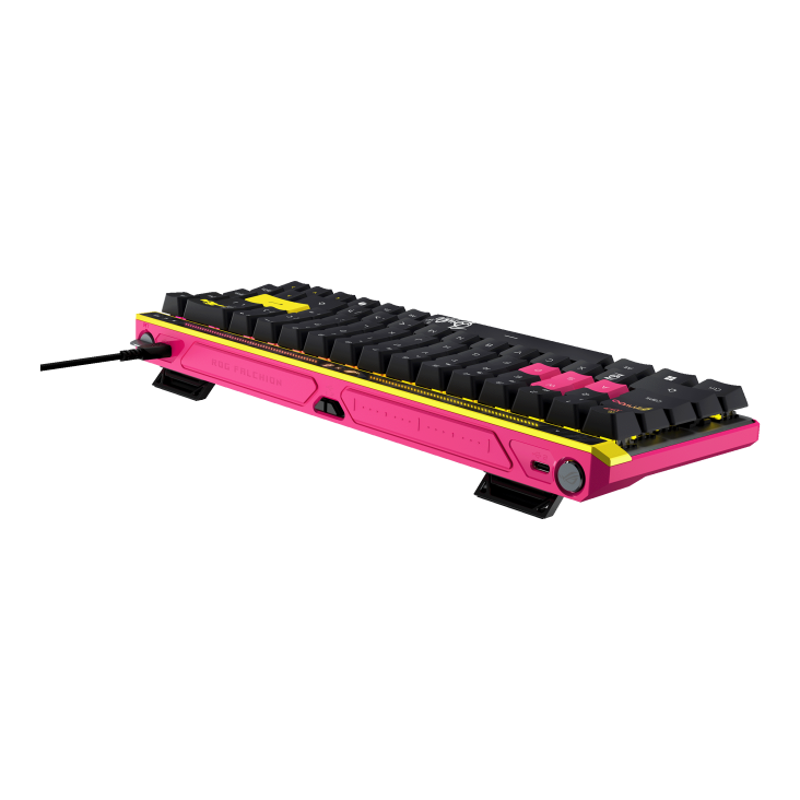 ROG Falchion Ace HFX ZywOo Edition angled slant top view