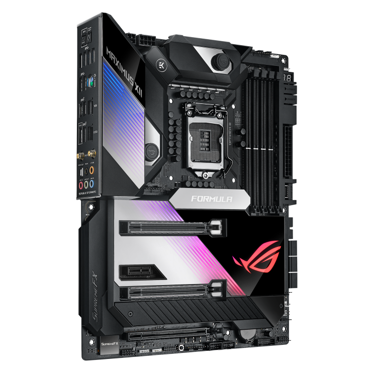 ROG MAXIMUS XII FORMULA angled view from left
