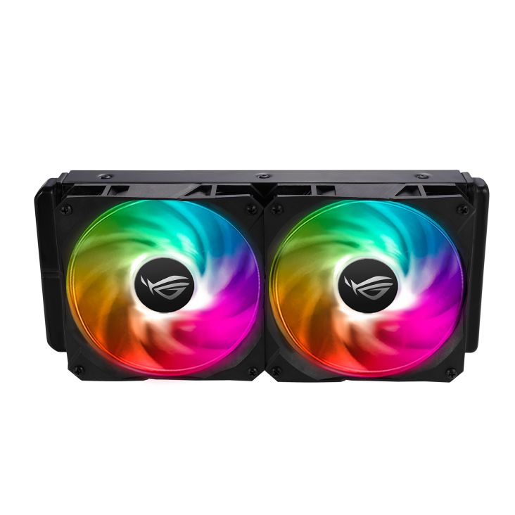 ROG Strix LC GeForce RTX 4090 graphics card radiator fans