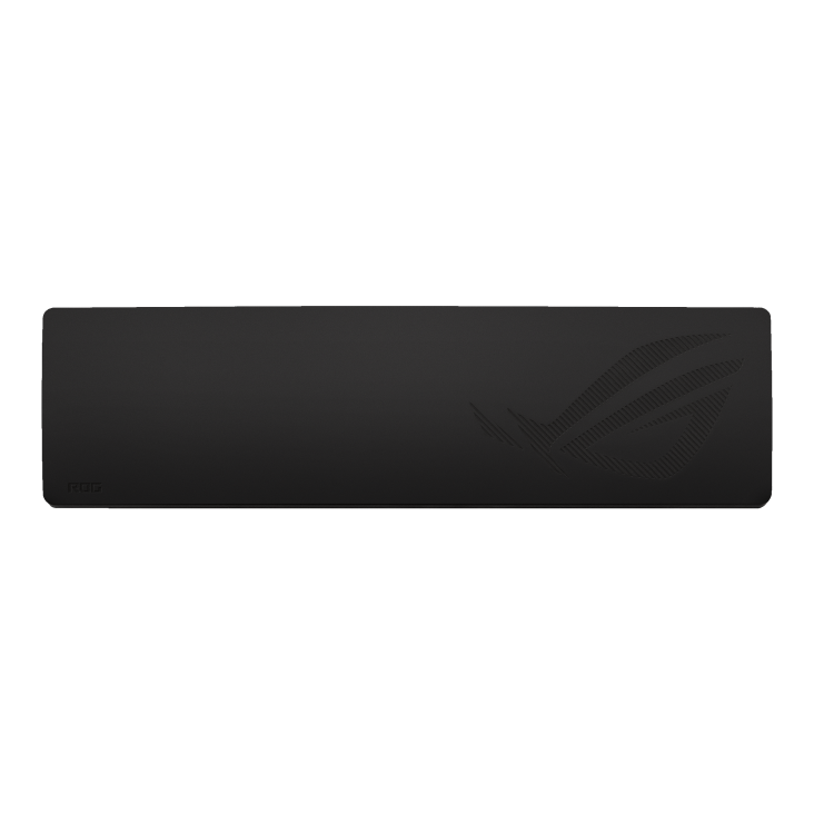 Black ROG Keyboard Wrist Rest front view