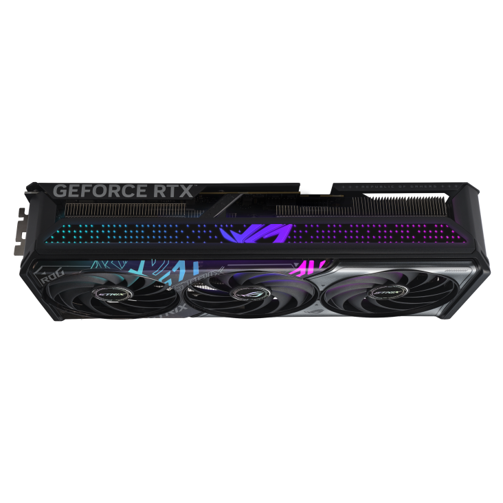 ROG-STRIX-RTX5070TI-16G-GAMING_top down view showing slot design