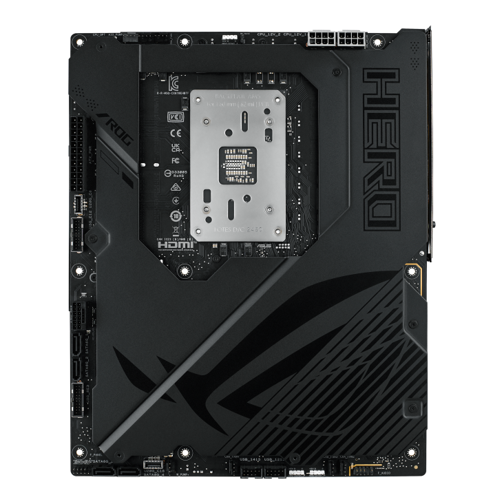 ROG CROSSHAIR X870E HERO BTF back view
