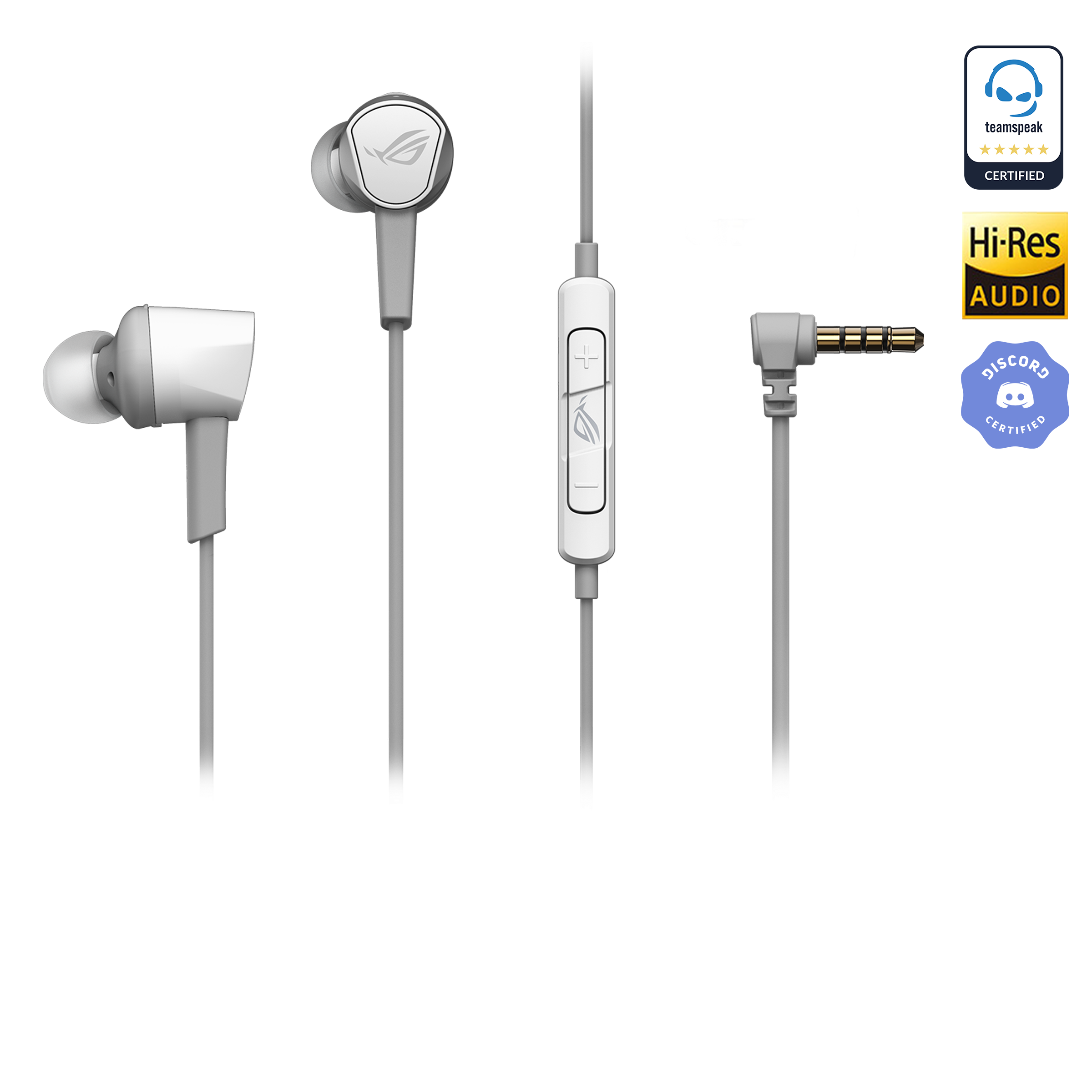 ROG Cetra II Core Moonlight White Gaming In ear headphone ROG 