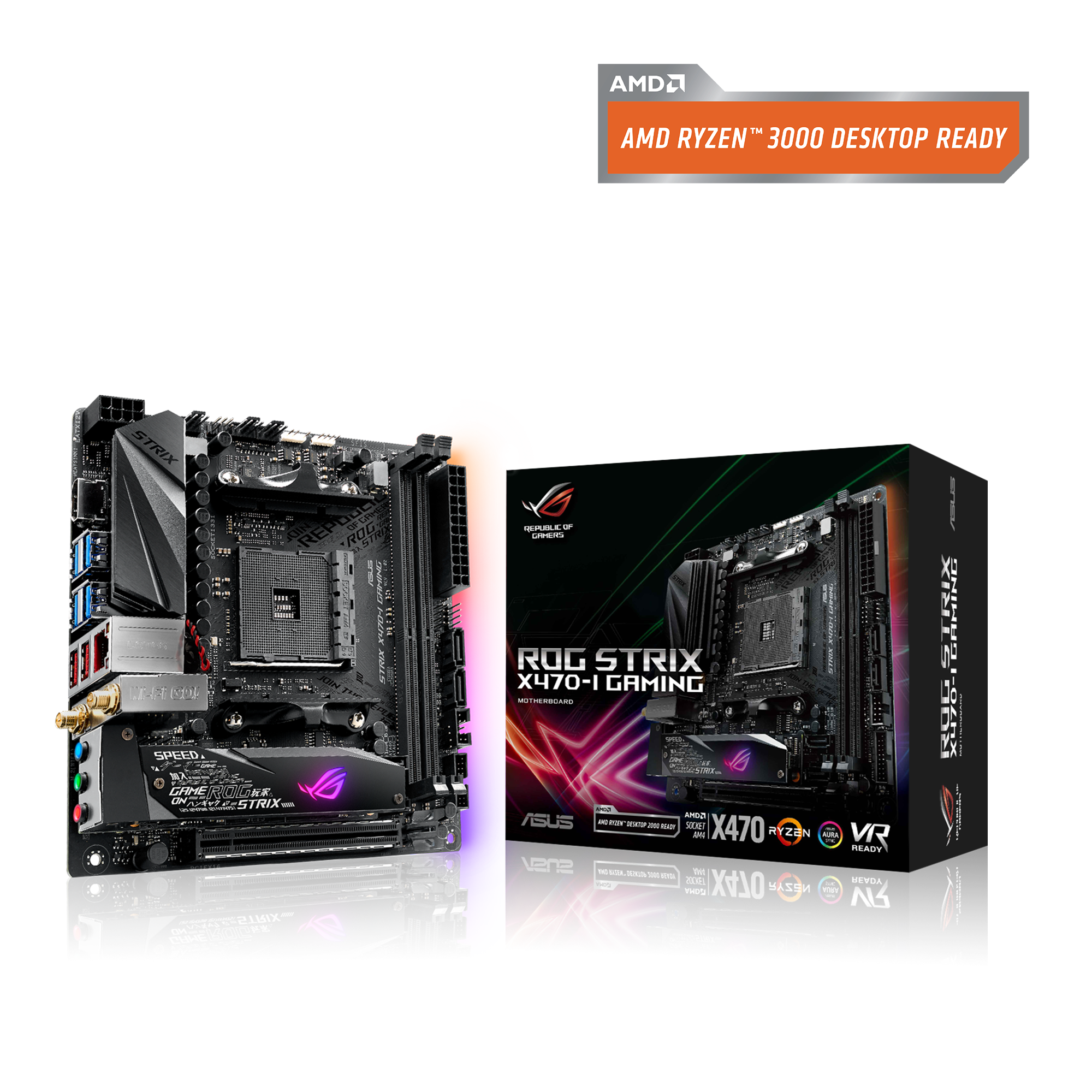 Rog Strix X470 I Gaming Rog Strix Gaming Motherboards Rog Republic Of Gamers Rog Global