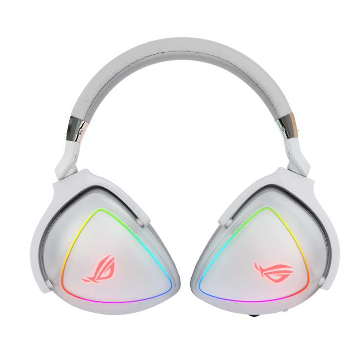 ASUS ROG DELTA BLANC Casque-micro Hi-Res Audio avec quadruple DAC-rgb