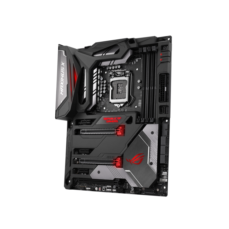 ROG MAXIMUS X CODE angled view from right