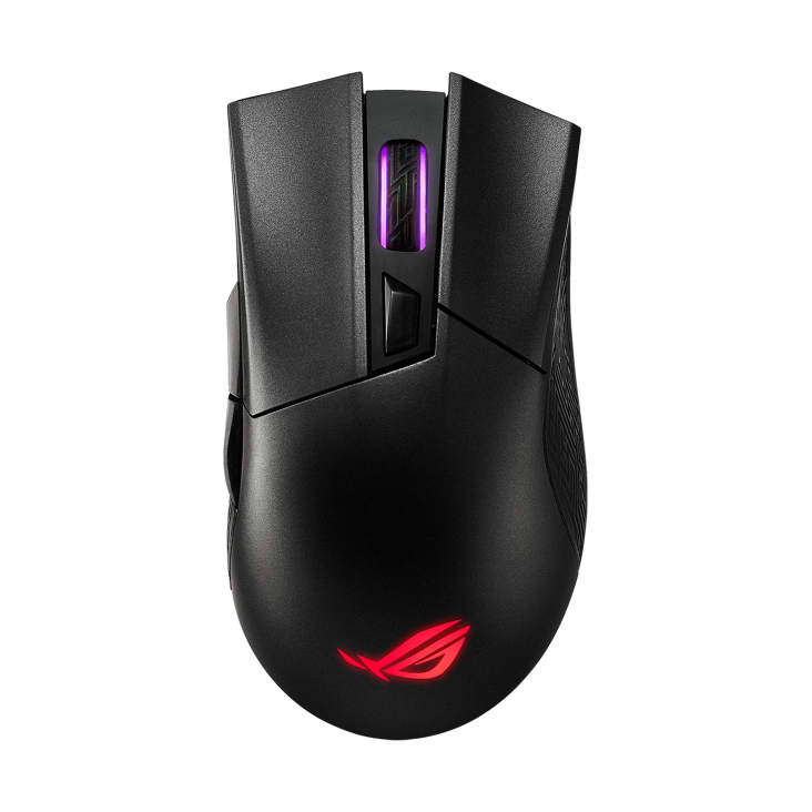 ROG Gladius II Wireless top view