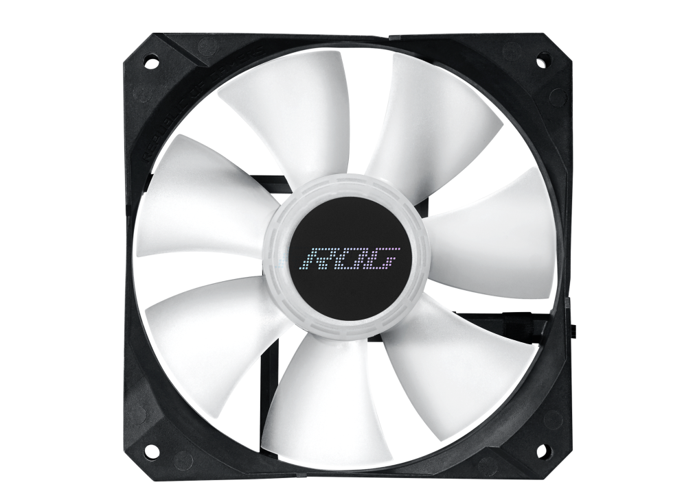 ROG STRIX LC II 360 ARGB fan front view