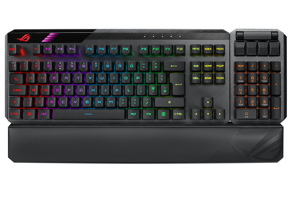 ROG PBT Doubleshot Keycap Set for ROG RX Switches, Tastiere