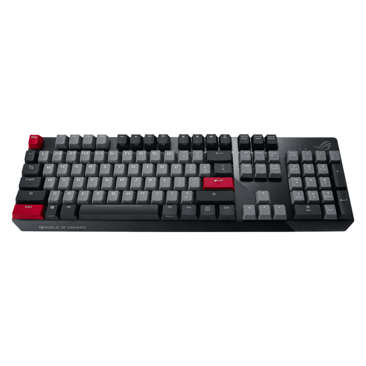 ROG Strix Scope PBT slanted front view