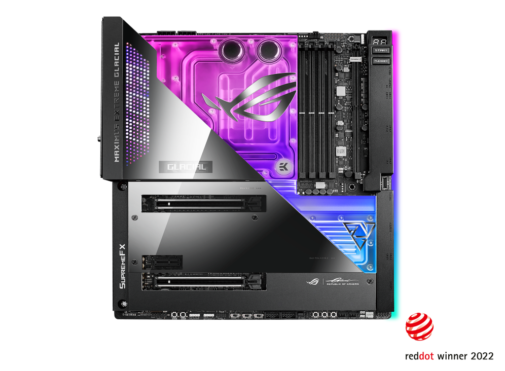 ROG MAXIMUS Z690 EXTREME GLACIAL front view