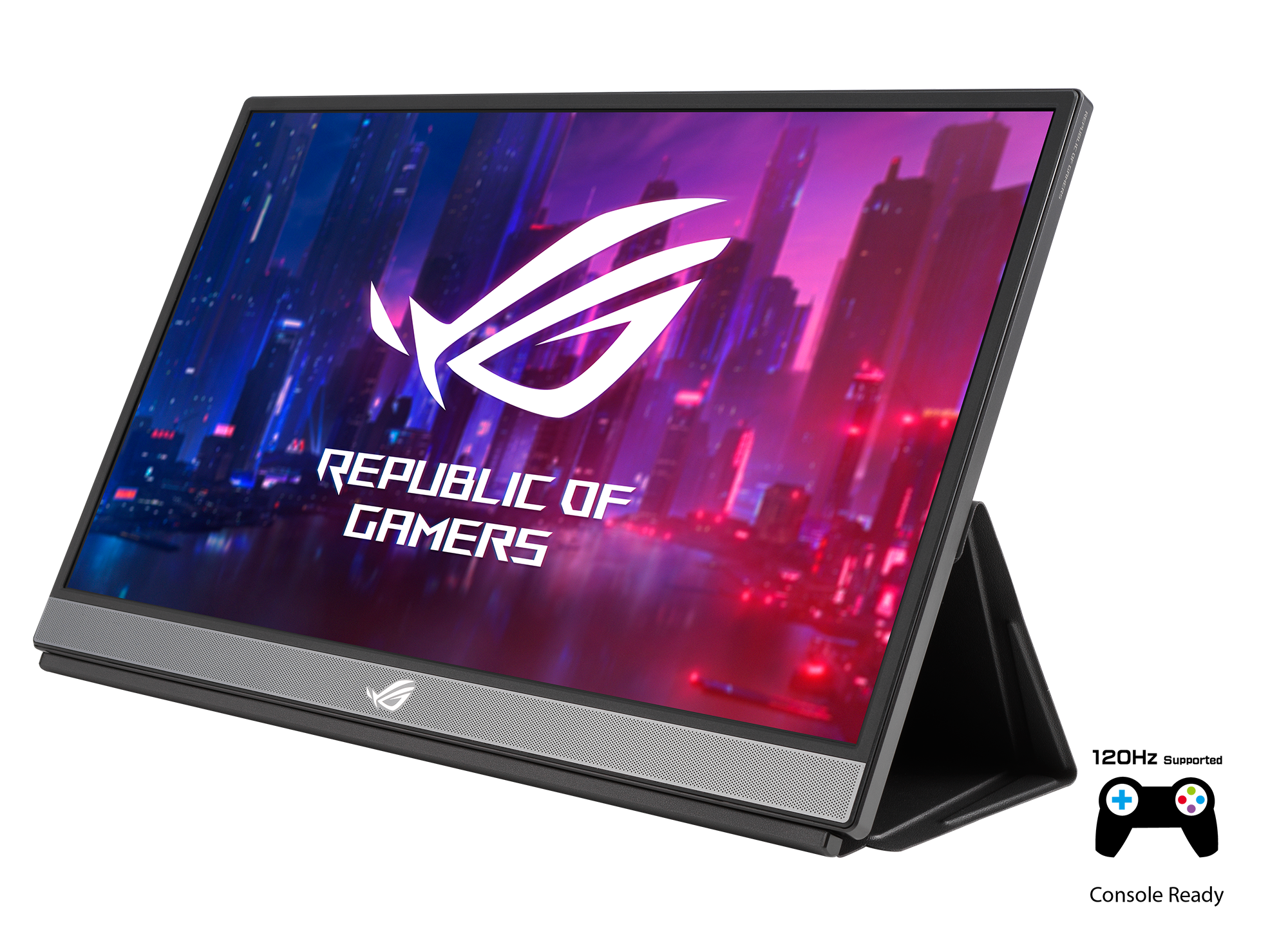 ASUS ROG Strix 17.3 1080P Monitor portátil para juegos (XG17AHPE) - FHD,  IPS, 240Hz, sincronización adaptativa, batería incorporada, funda