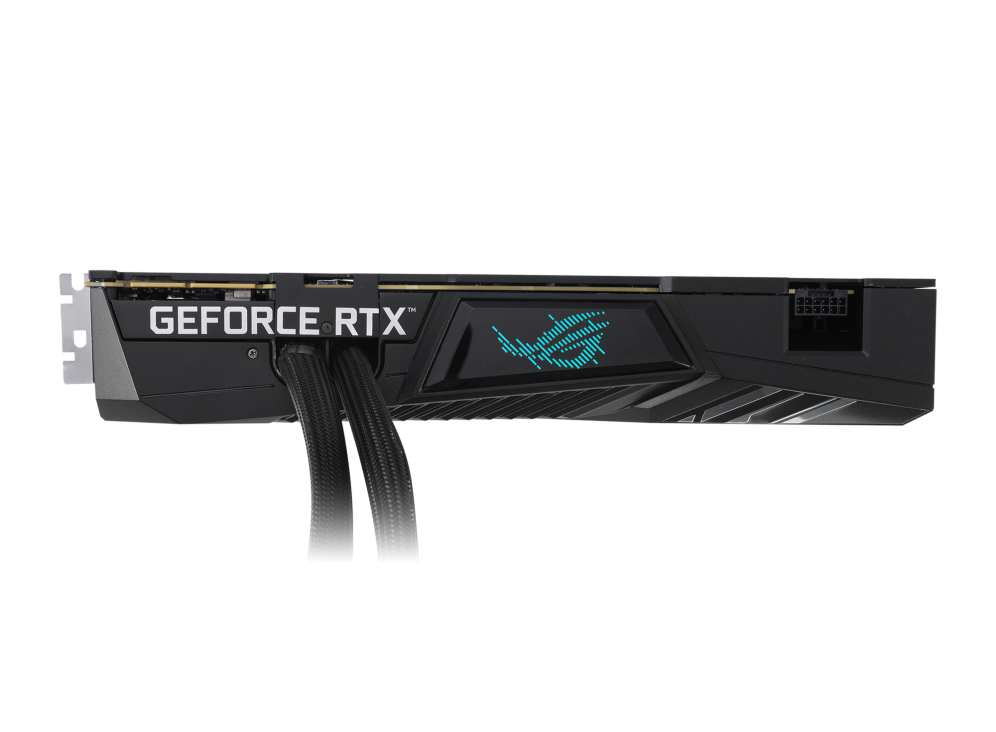 ROG Strix LC GeForce RTX 3090 Ti sied view