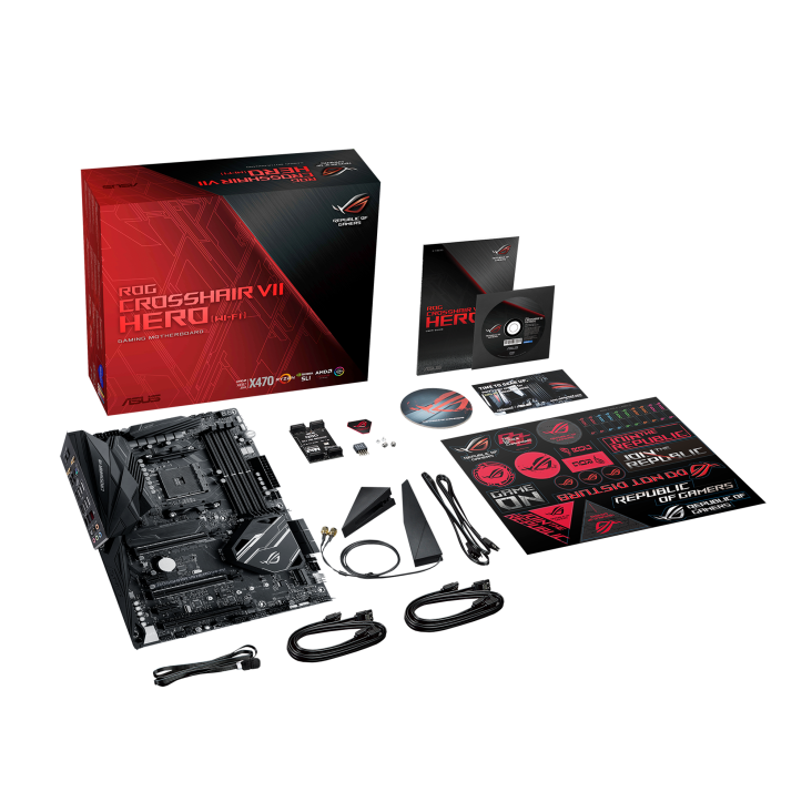 ROG CROSSHAIR VII HERO (WI-FI) | Motherboards | ROG Global