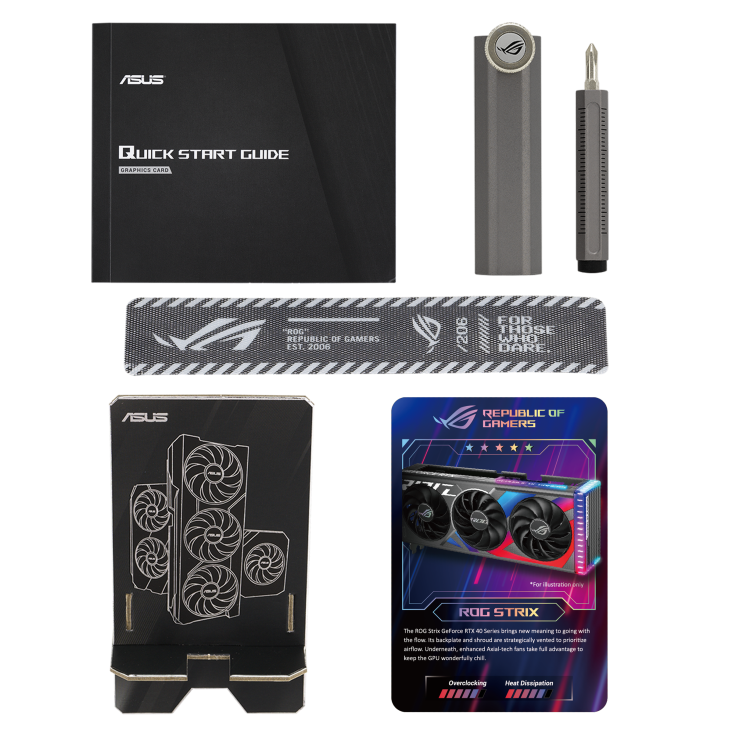 ROG Strix GeForce RTX 4060 Ti 16GB accessories