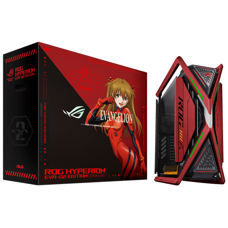 ROG Hyperion EVA 02 gift box an chassis