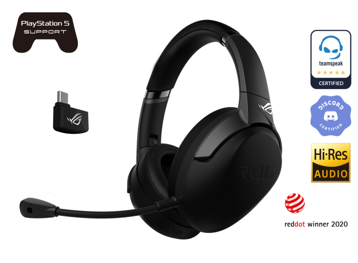 Rog Strix Go 2 4 Wireless Headsets Gaming Headsets Audio Rog Republic Of Gamers Rog Global