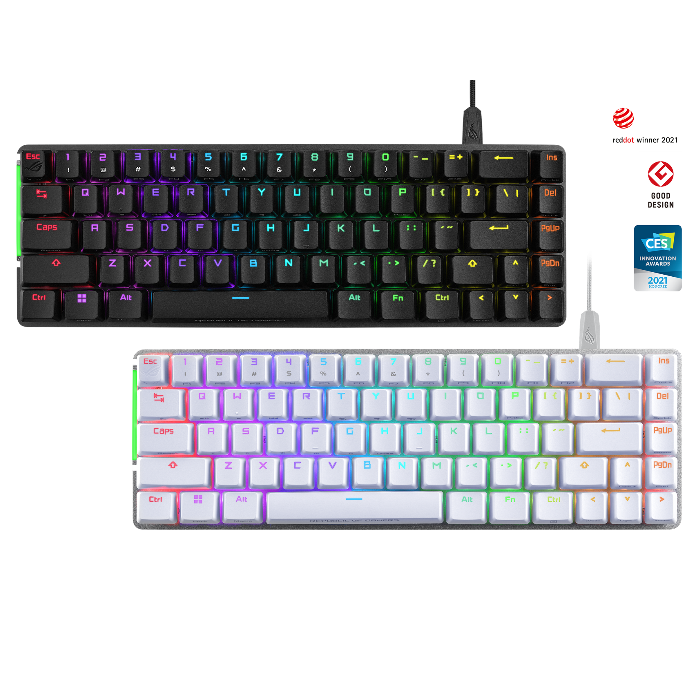 The G-LAB Keyz PLATINIUM - Low Profile Mechanical Keyboard - RGB Gaming  Keyboard - Unboxing 