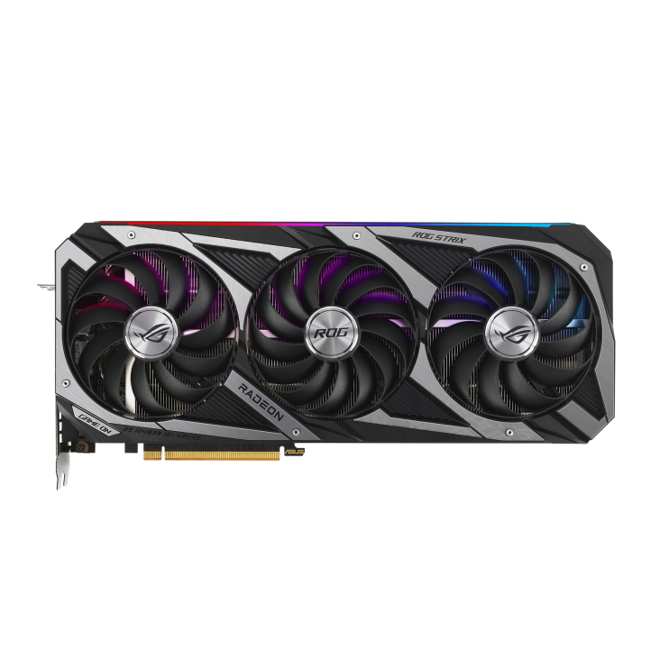 ROG-STRIX-RX67ROG-STRIX-RX6700XT-O12G-GAMING graphics card, front view 00XT-O12G-GAMING