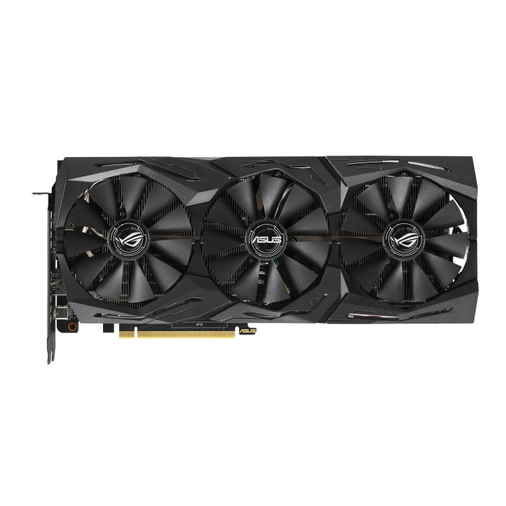 ROG-STRIX-RTX2070-O8G-GAMING graphics card, front view
