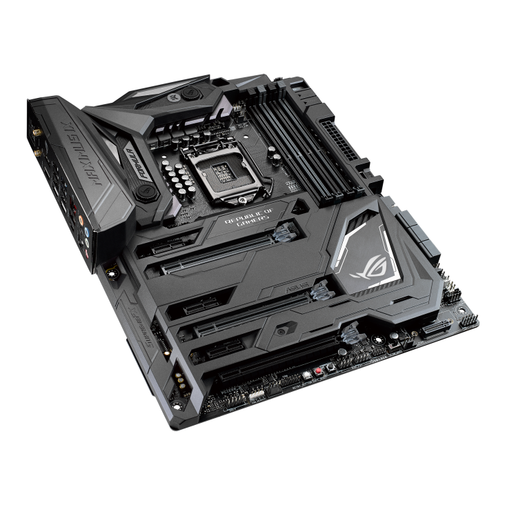 ROG MAXIMUS IX FORMULA top and angled view from left